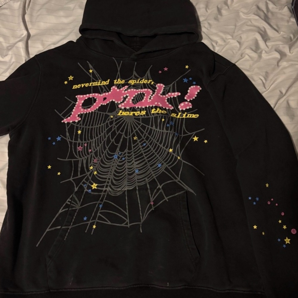 Black Graphic Hoodie